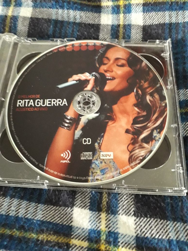 CD o melhor de acústico ao vivo Rita Guerra