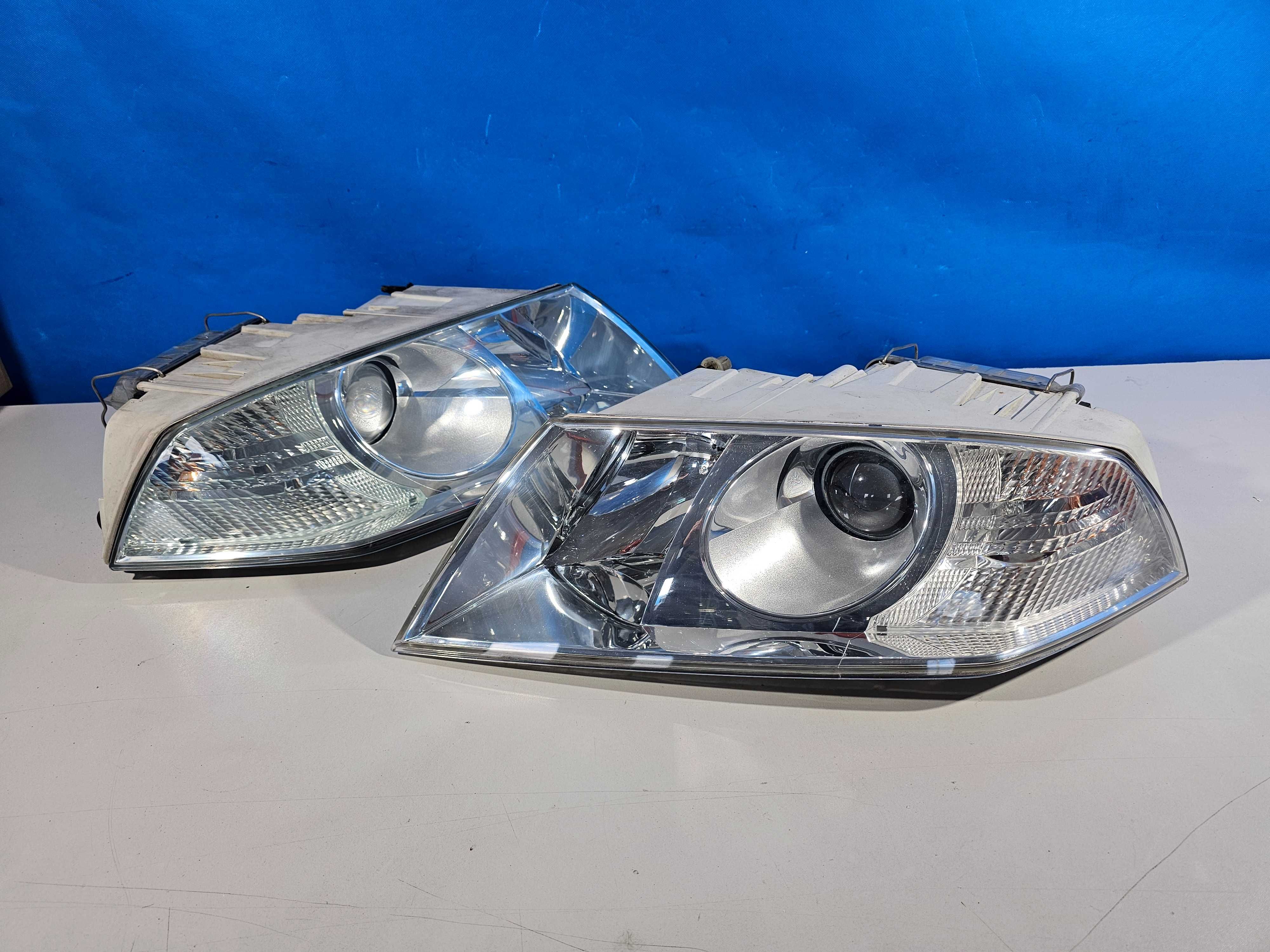 Skoda Octavia II 2 Lampy Przód Przednie Lewa+Prawa Soczewki EU IGŁA
