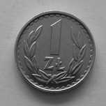 Moneta PRL 1 złoty 1985r.Al.Stan okołomenniczy.