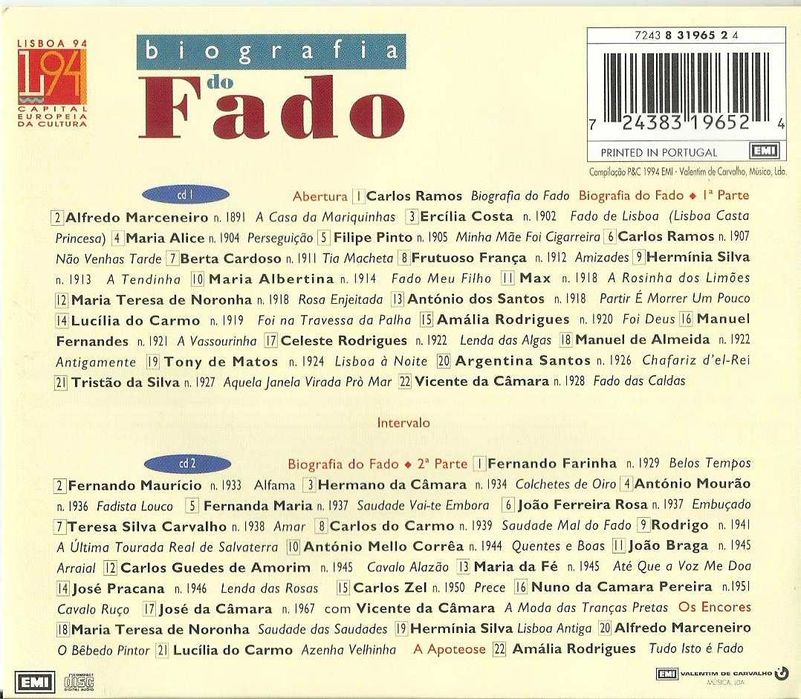 Biografia do Fado (2 CD)