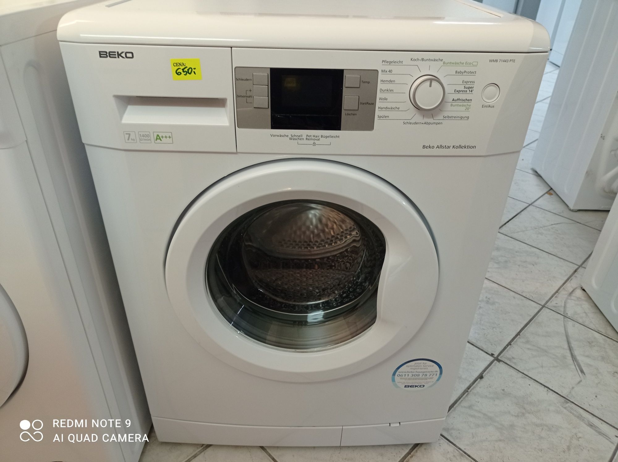 Pralka Beko 7kg! Gwarancja i transport w cenie ‼️