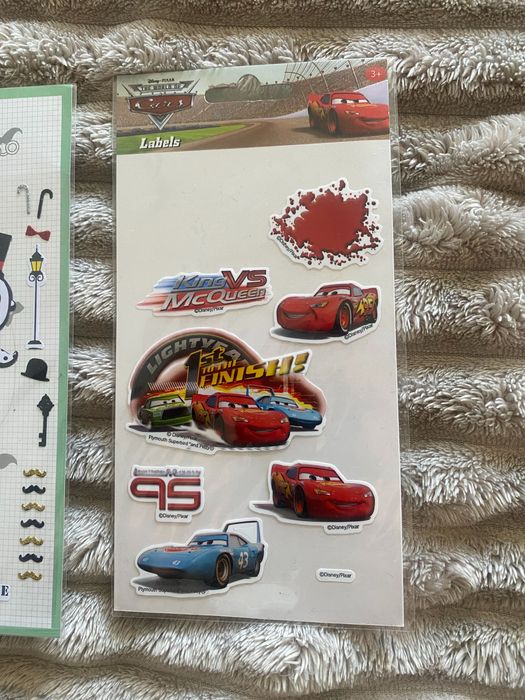 Naklejki hot wheels ,Auta (Cars), mustache