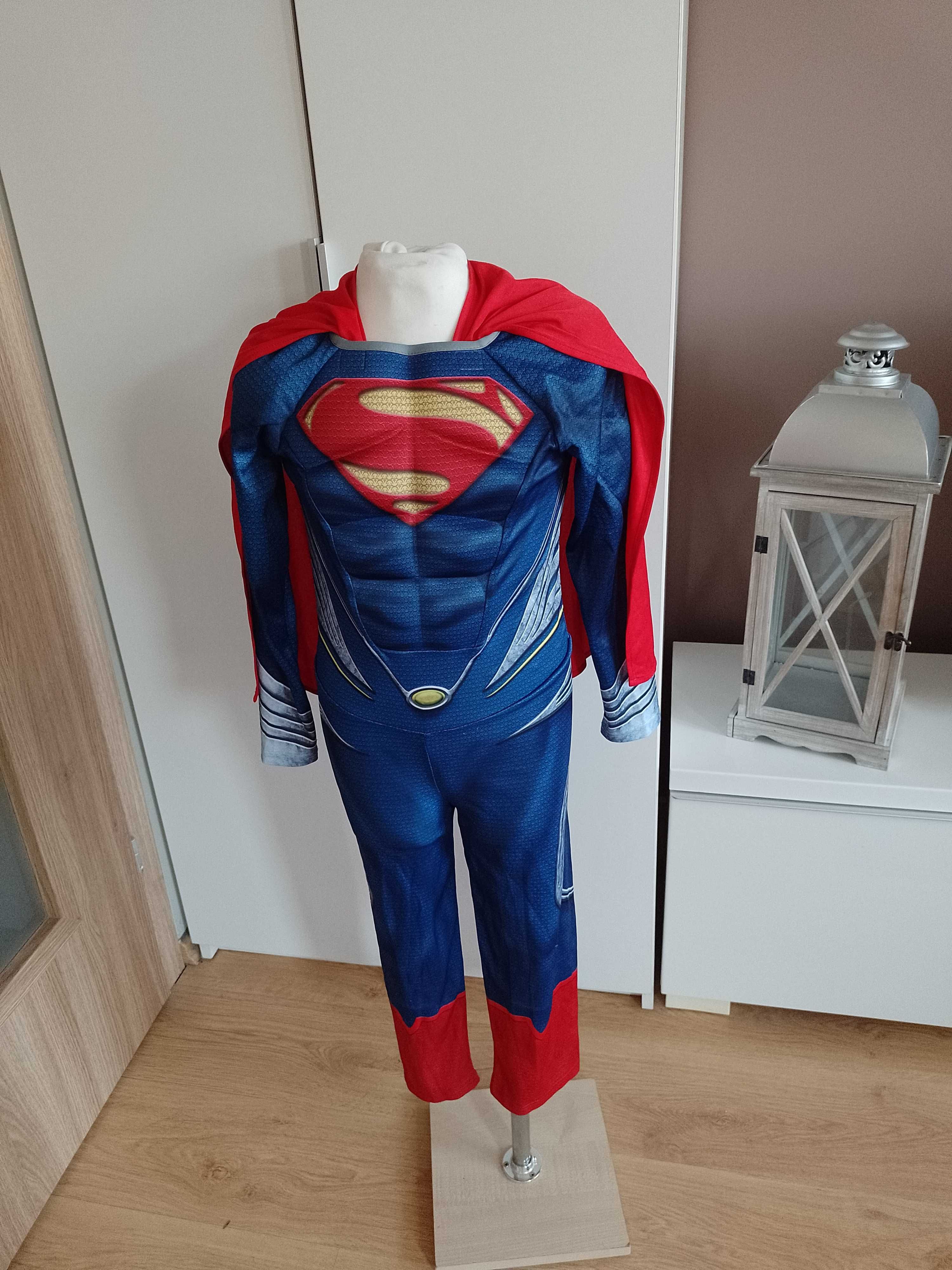 Strój karnawałowy SUPERMAN AVENGERS mięśnie przebranie 122/128 (4)