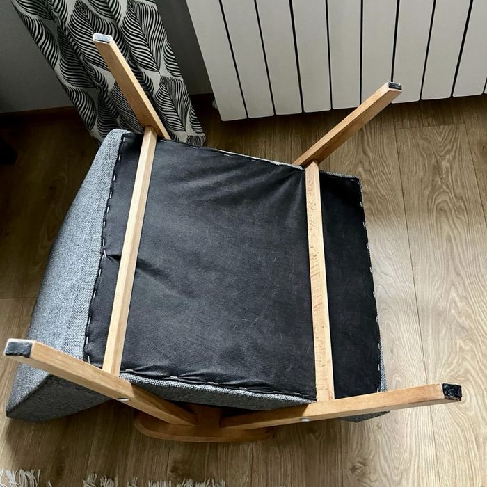 Fotel klubowy salonowy PRL à la Lisek Chierowski po renowacji jak nowy