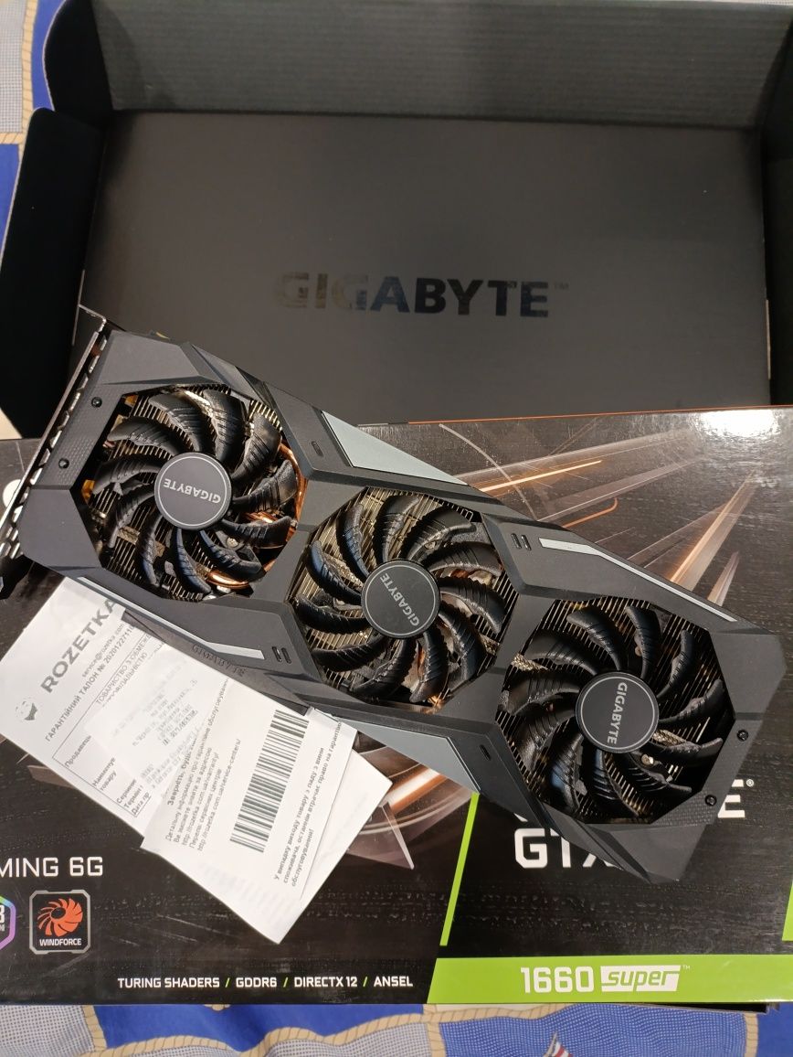 Відеокарта GeForce GTX 1660 SUPER Gaming 6GB DDR6