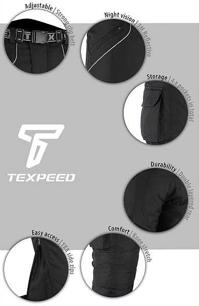 Мотоштани водонепроникні Texpeed (Waterproof) осінь-зима.