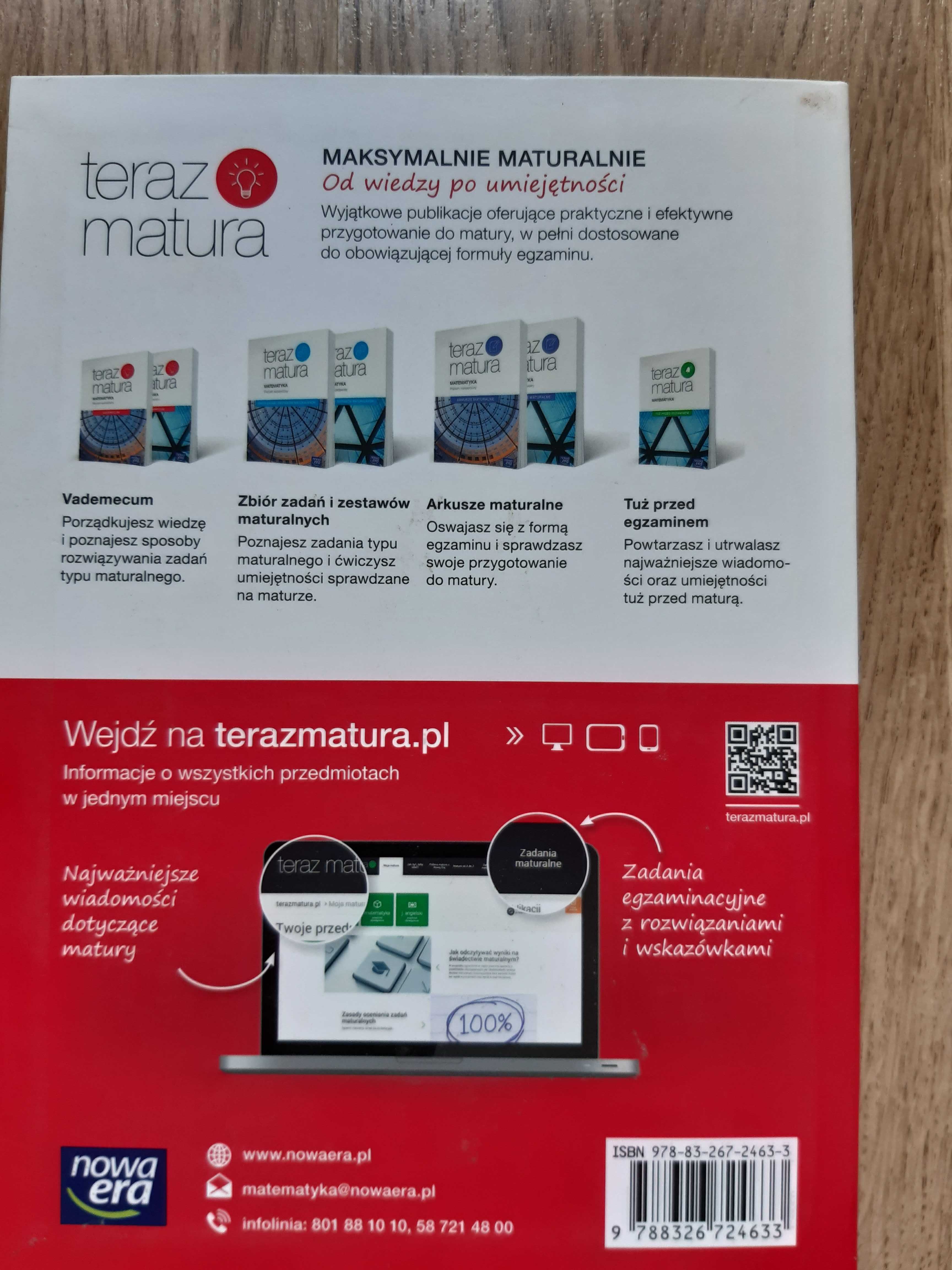 Teraz matura. Matematyka. Vademecum. Poziom rozszerzony.