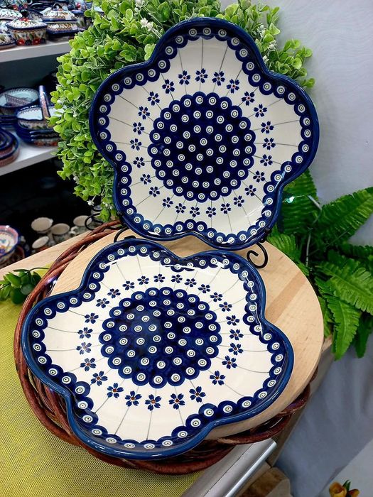 Talerz półmisek kwiat