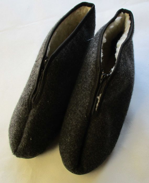 Kapcie Bambosze męskie FILC WEŁNA CIEPŁE rozmiar 41-42