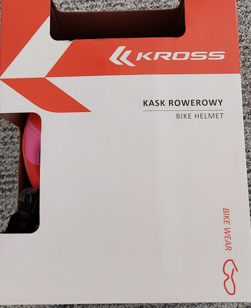 Kask rowerowy dziecięcy KROSS INFANO pink s dla dziewczynki