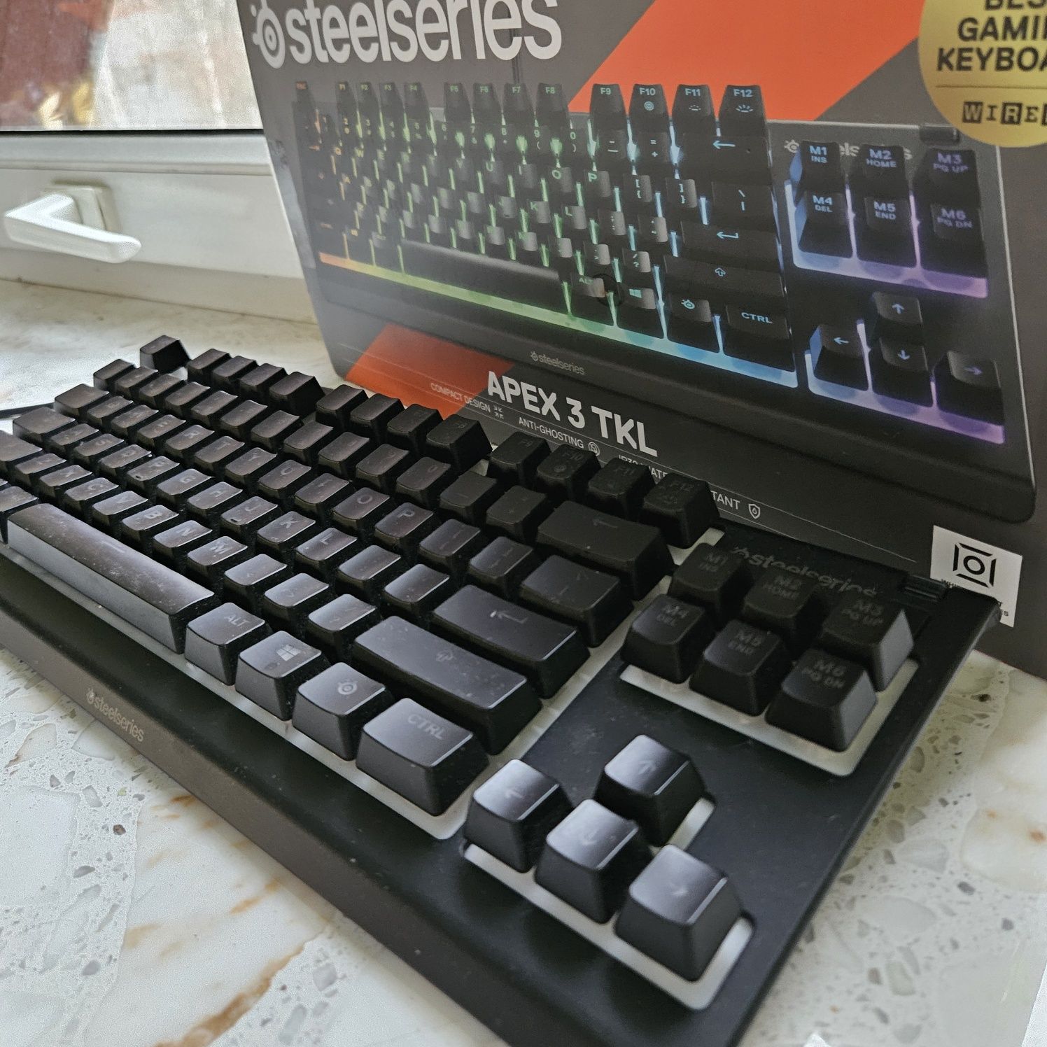 Klawiatura przewodowa Steelseries Apex 3 TKL