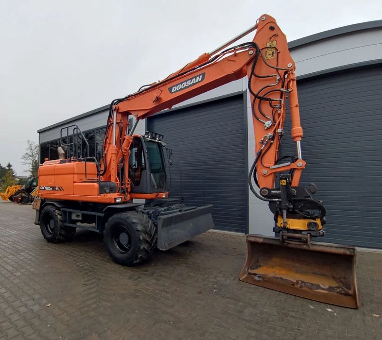 Doosan DX160W-3 2016r  Rototilt ENGCON Szczypce Podpory Joystick SVAB GPS Oryginał