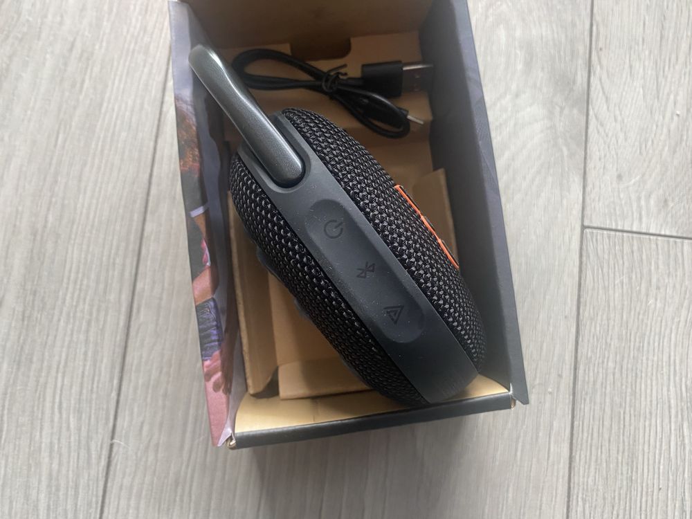 Oryginalny Przenośny Głośnik Bluetooth JBL Clip 5 Czarny