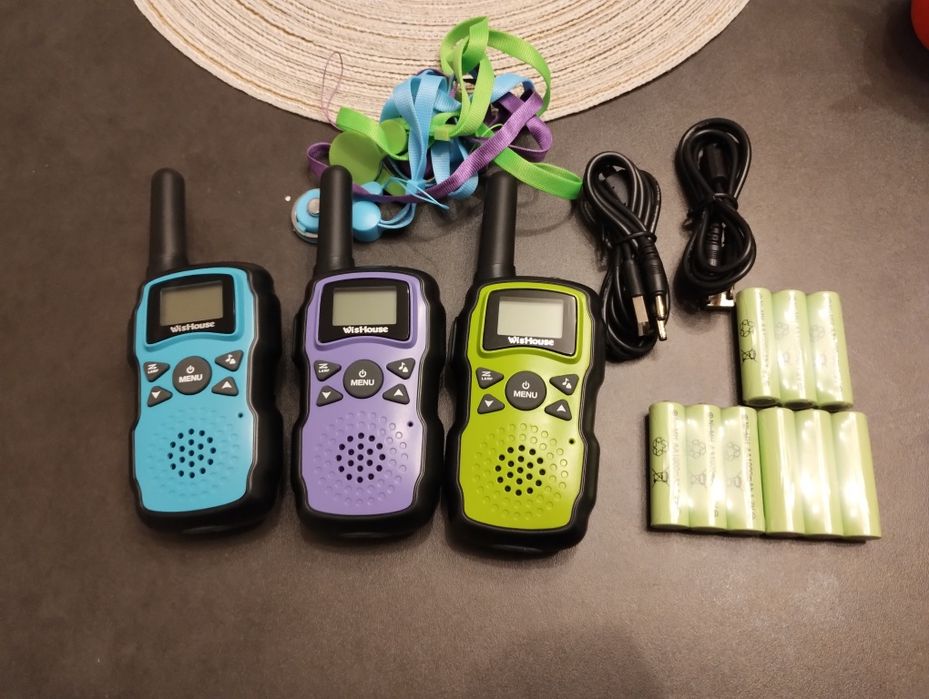 Zestaw 3 Walkies Talkies Wishouse