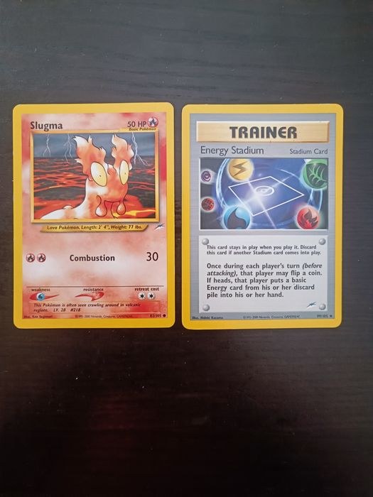 Cartas Pokémon neo