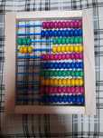 Деревянные счёты детские 21× 24,5 см