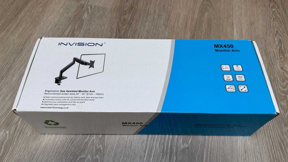 **NOVO** Invision Suporte de braço para monitor de ecrã de 24 - 40"