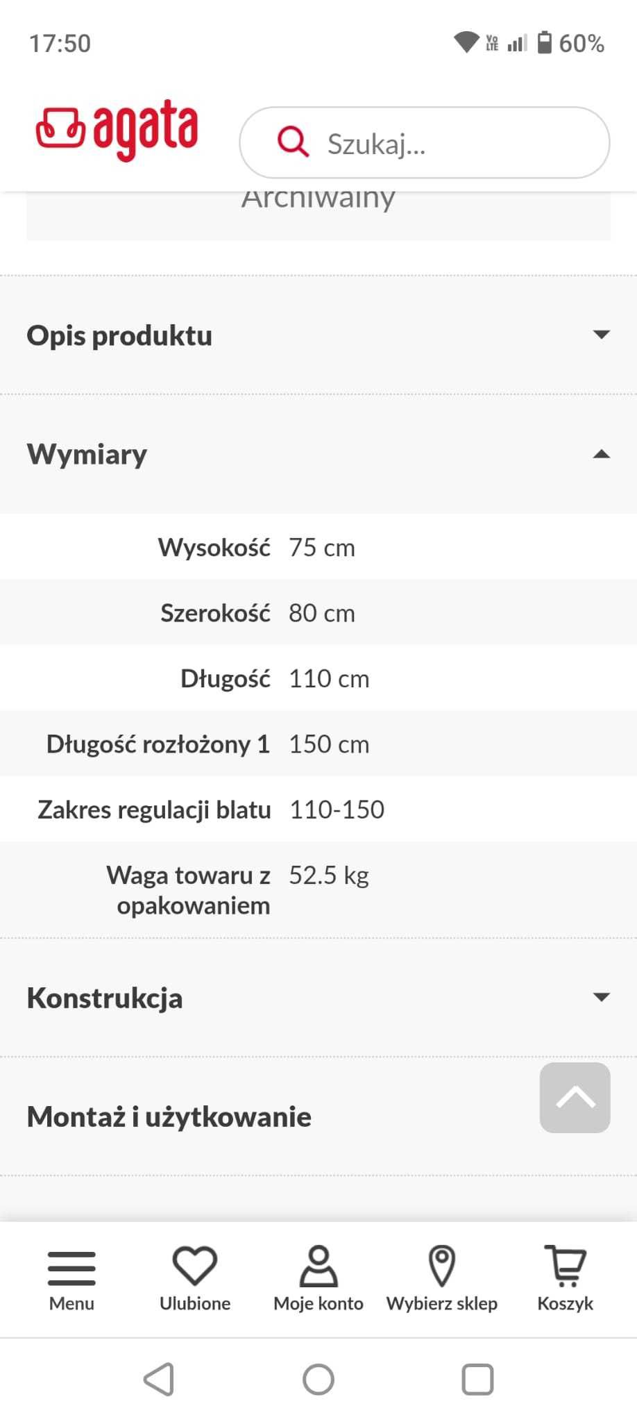 Nowy, stół Nesso,  rozkladany,wysoki połysk . Zapakowany.