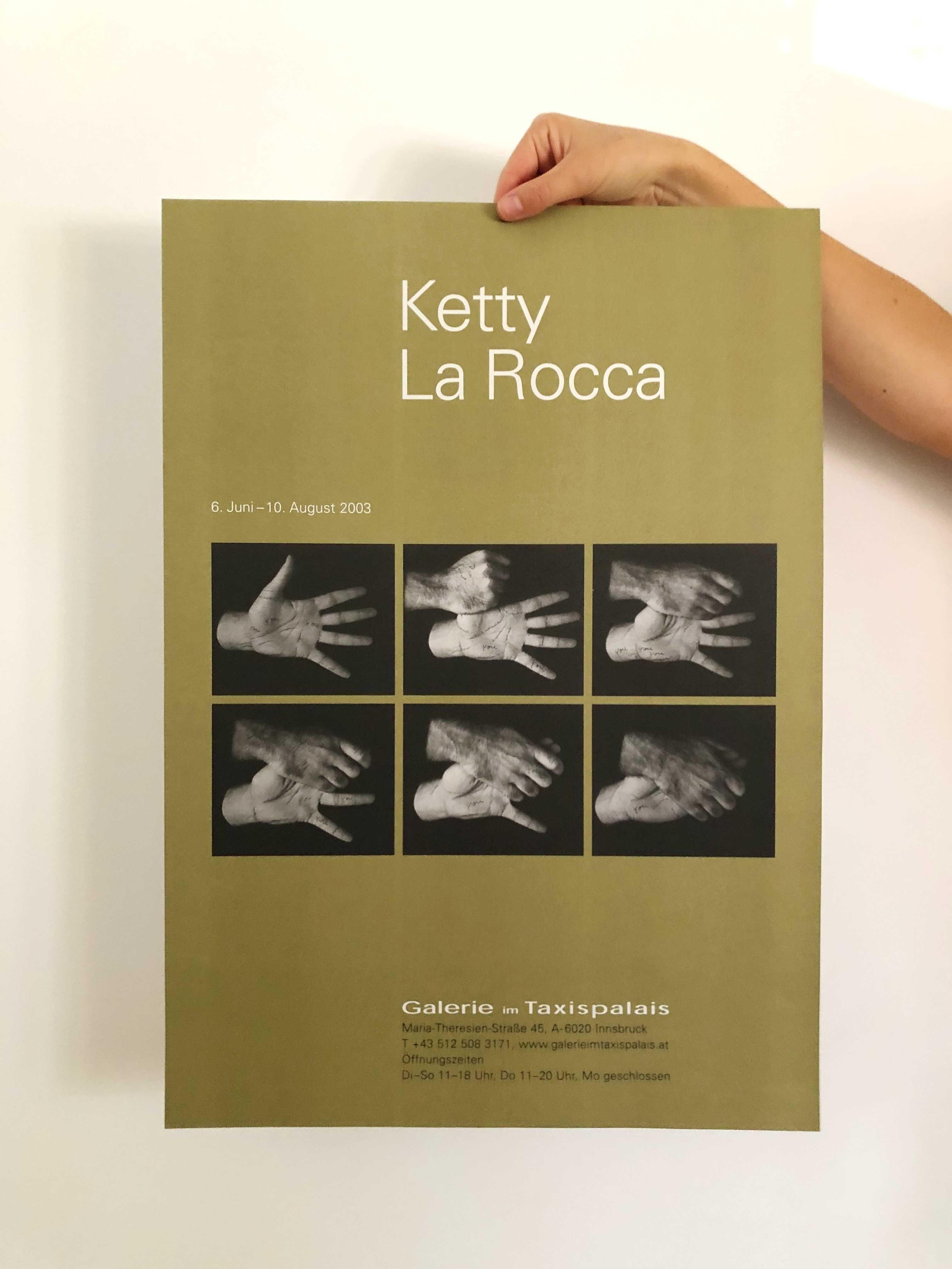 Cartaz / poster de exposição Ketty La Rocca