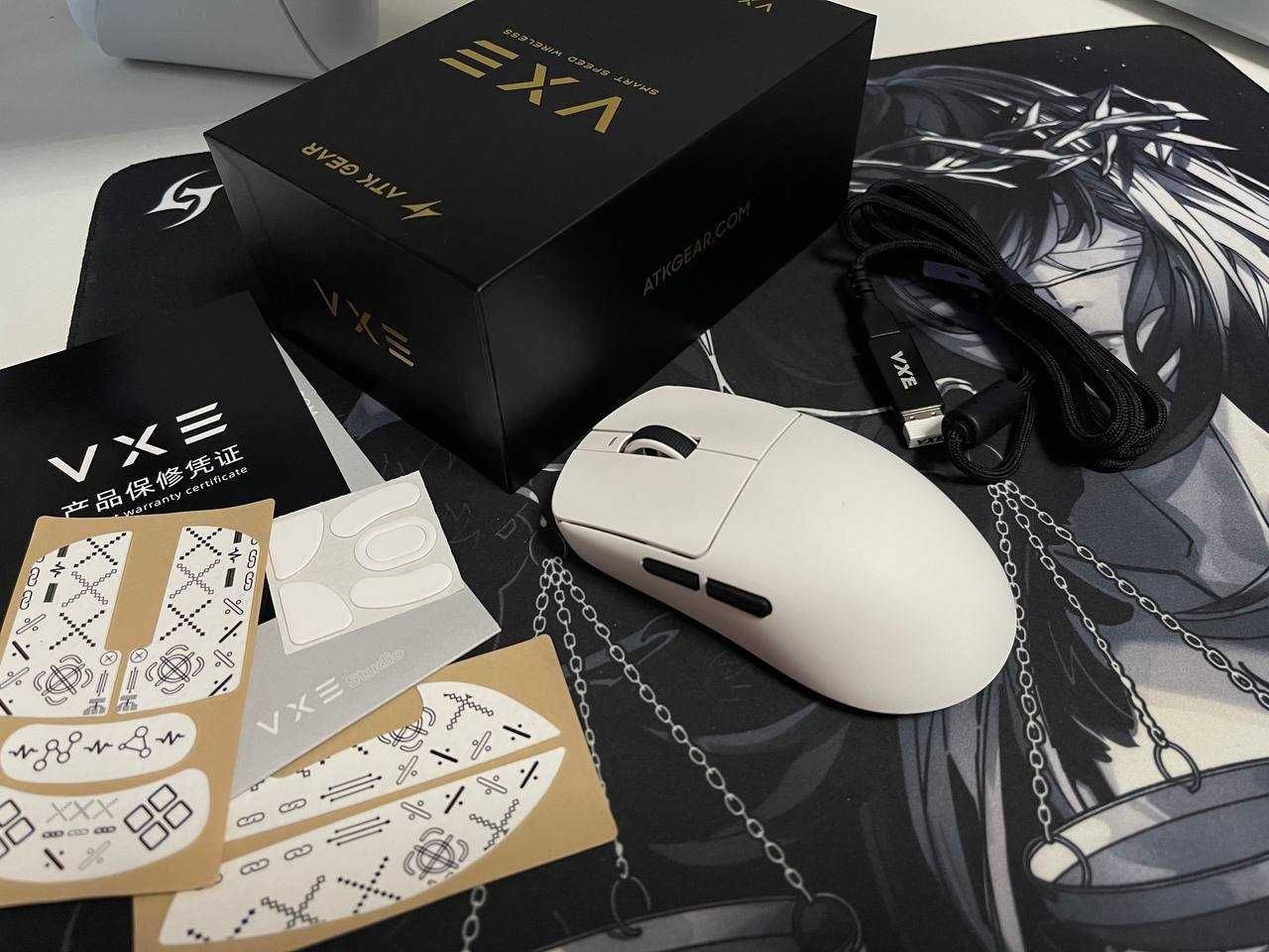 Vxe Dragonfly R1 Pro max paw3395 игровая мышь 4k герц