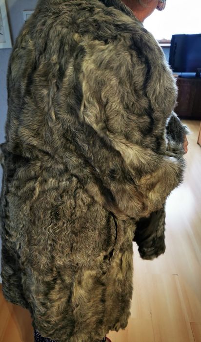 futro  krótkie zima na przeróbki miłe miekkie z kozy futro koza