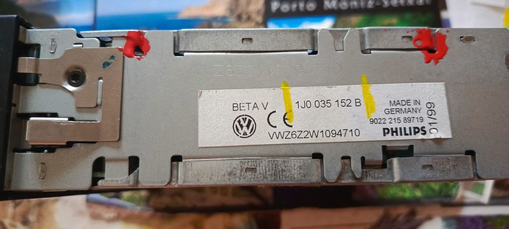 Radio samochodowe Volkswagen.