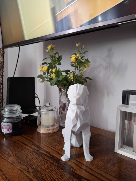 Figurka pies geometryczna druk 3D