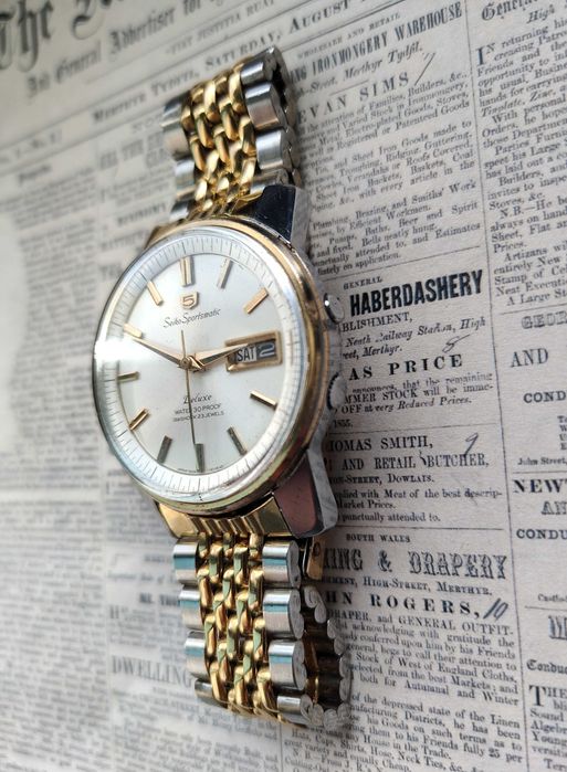 Seiko 5 SportsMatic Deluxe 7606 65r zegarek DX