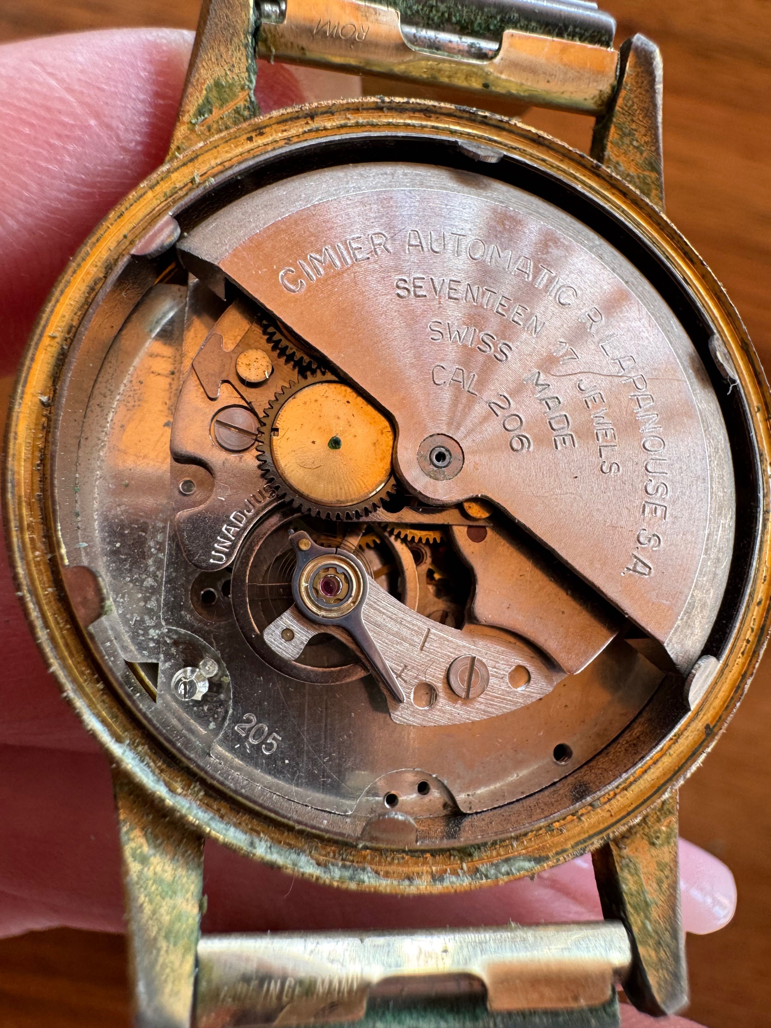 Zegarek automatyczny Cimier 35mm nie działa, do naprawy