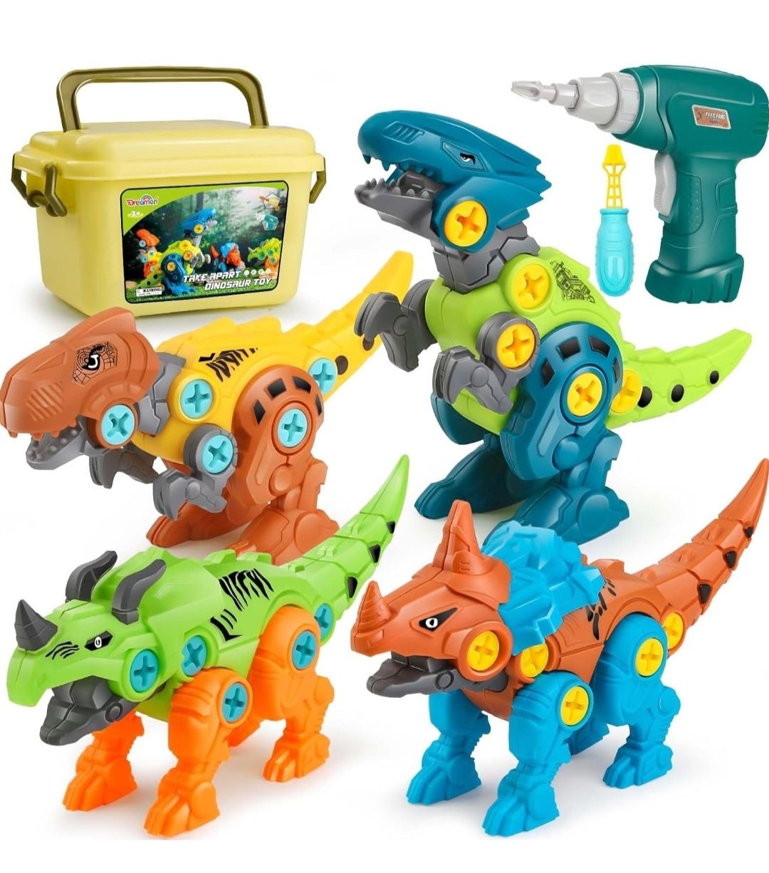 Zabawka do skręcania Dinozaurów