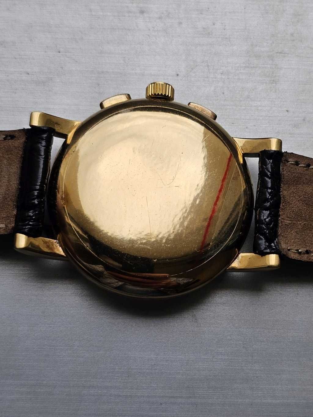 Złota 18K Omega Chronograph 320 jak Nowa idealna