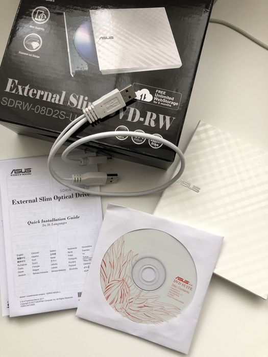 Gravador de DVD 8x ASUS branco
