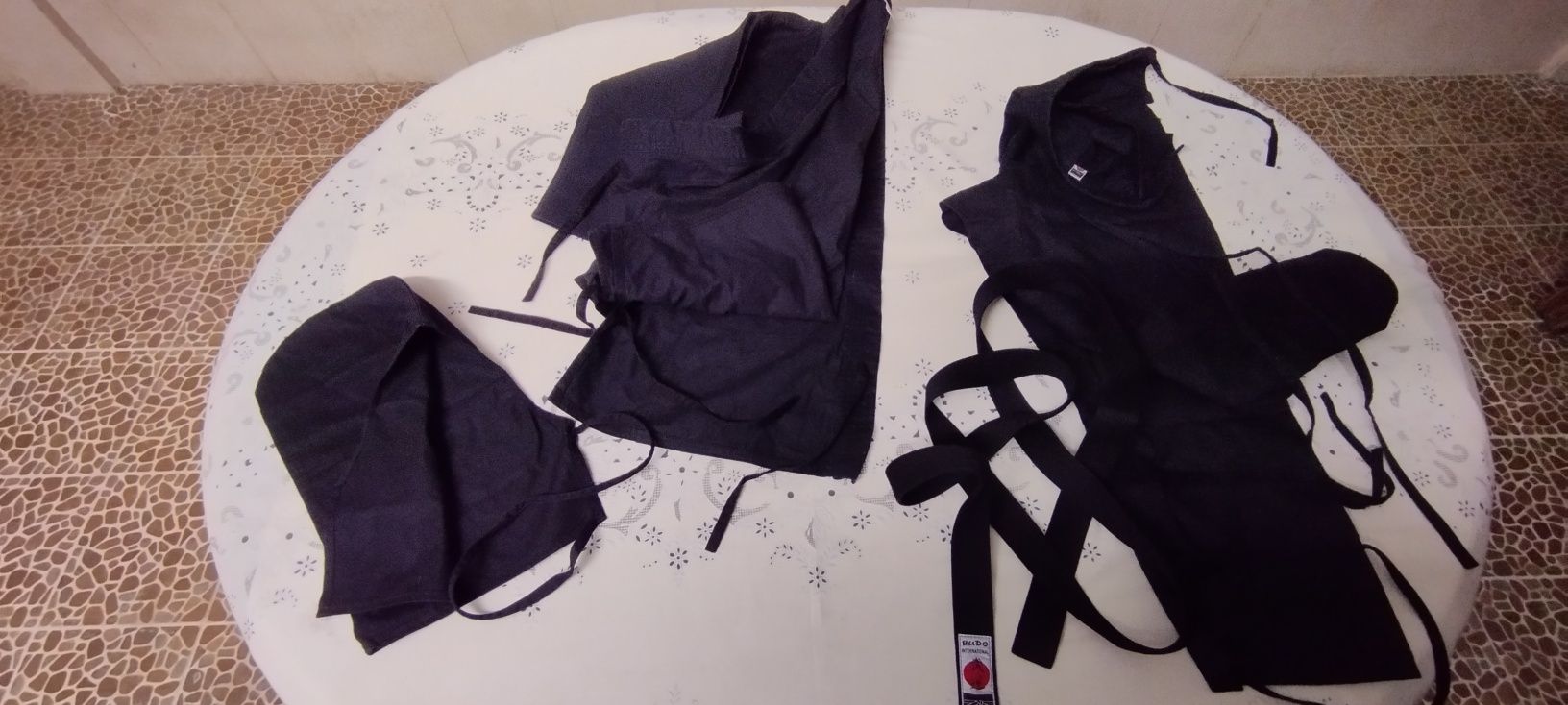 Fato de judo preto