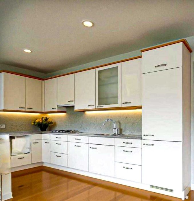 Meble kuchenne Uużywana kuchnia z Holandii z AGD  Śmietanka