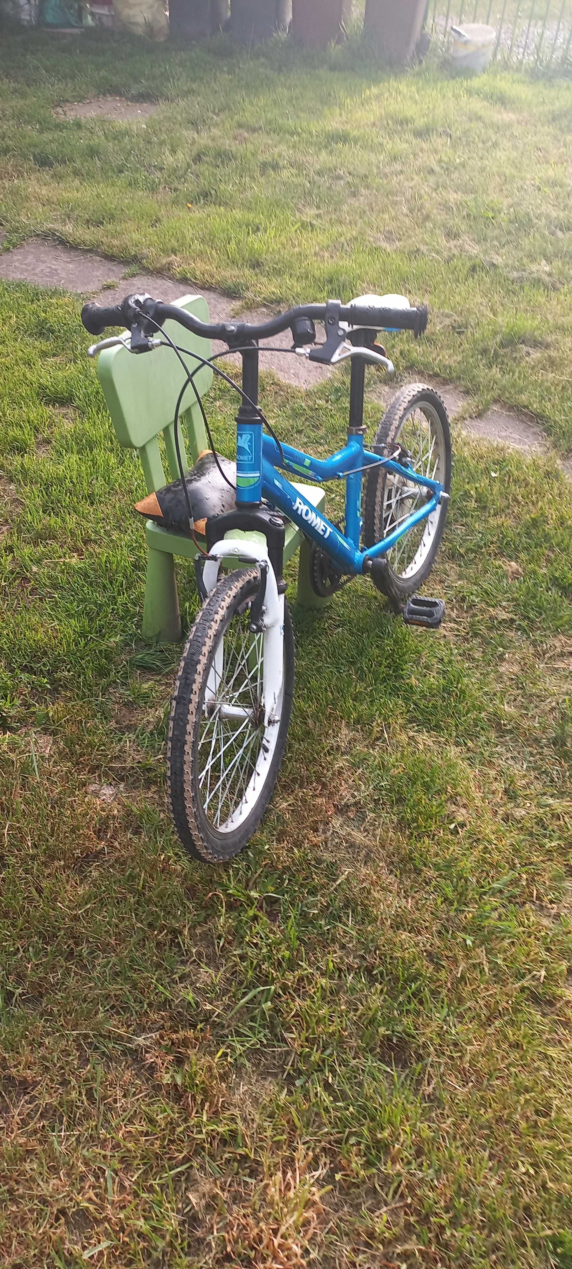 Rower rowerek romet jolene dzieciecy 20 cali shimano niebieski