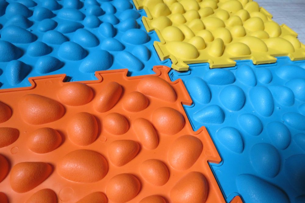 Масажный килимок Артек Ортопедичний килимок Пазл 4 шт