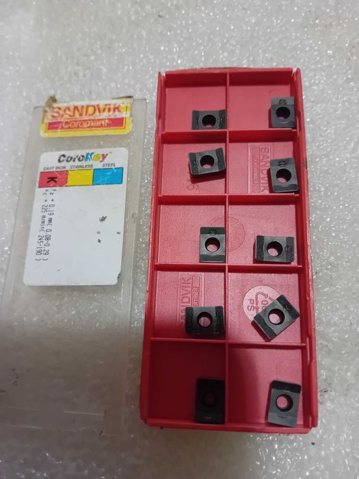 Caixa 10 pastilhas p/ Fresadora N331.1A Sandvik