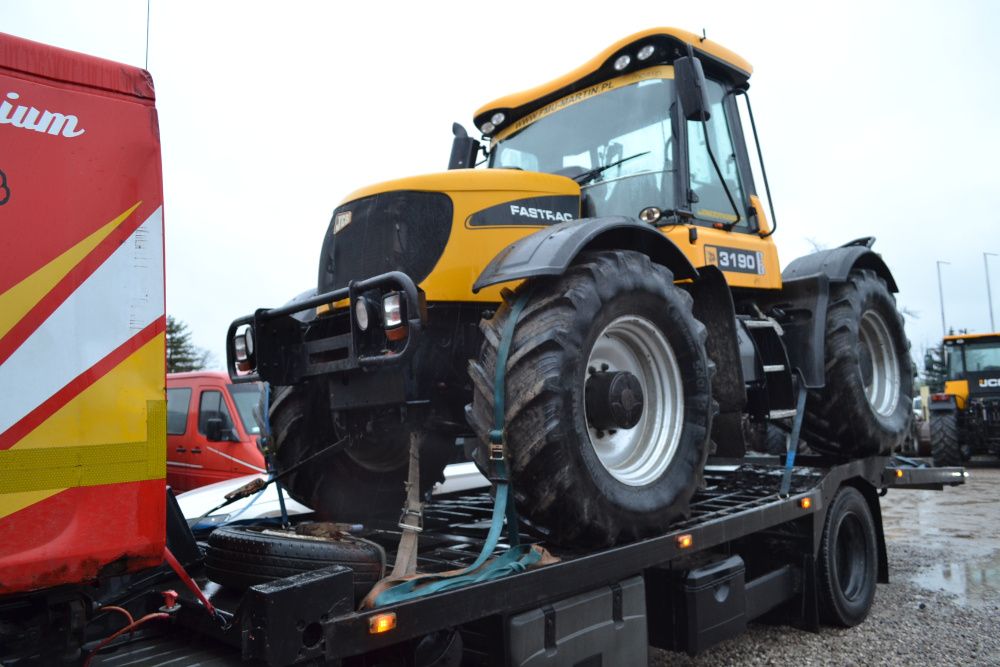 Transport laweta przewóz maszyn rolniczych  budowlanych wciągarka