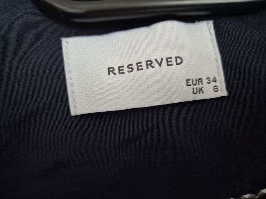 Kurtka parka Reserved rozm 34 granatowa