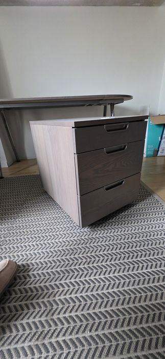 Kontenerki 2 szt na dokumenty IKEA z zamkiem szyfrowym