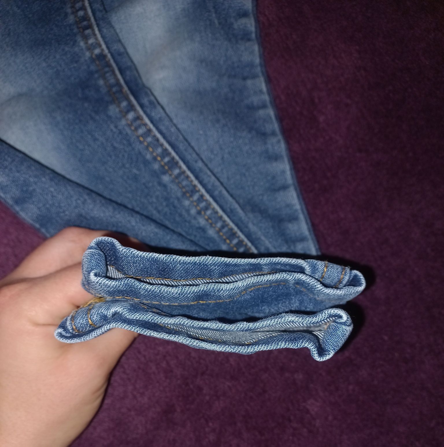 Джинсы штаны без утеплителя джинсовые штаны Next 110 см