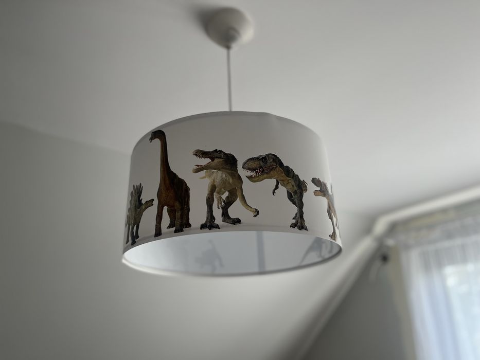 Lampa wiszaca dinozaury