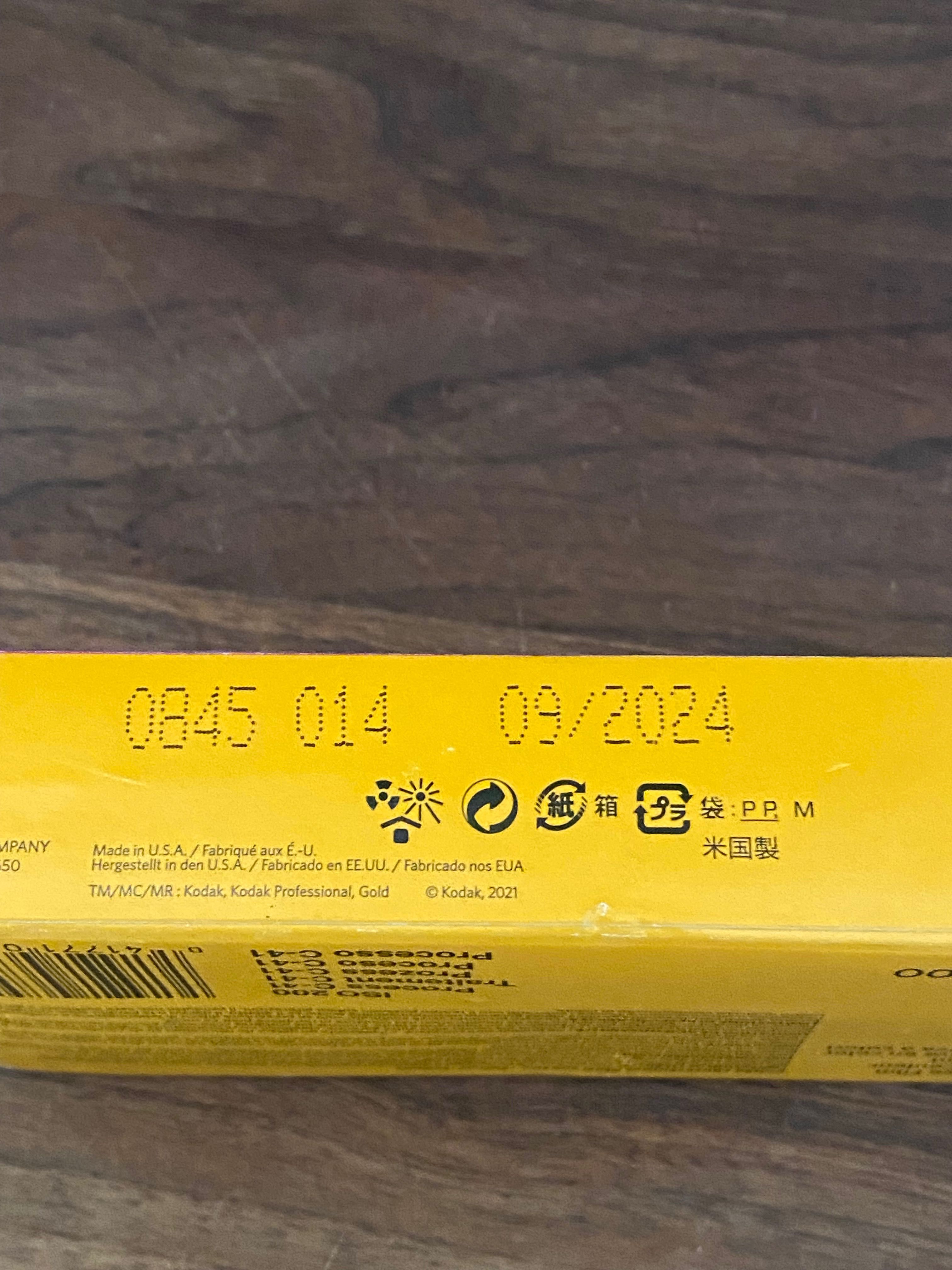 Kodak gold filmy średni format 120