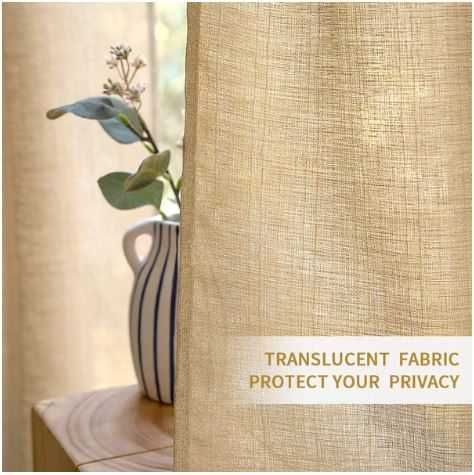 Komplet Zasłon Cappuccino Beżowe Zasłony Półzaciemniające