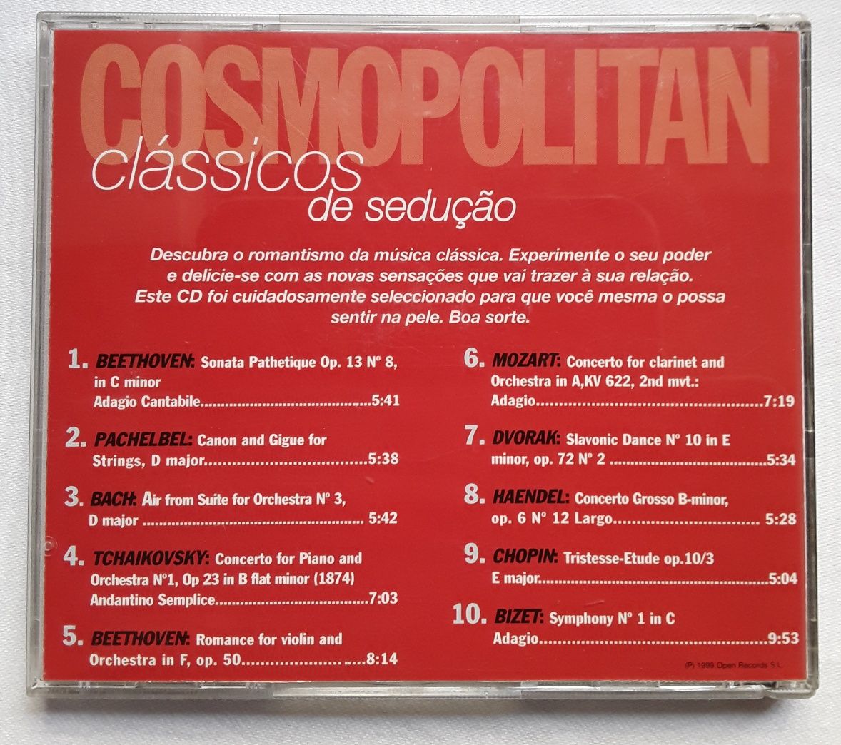 CD de música: Clássicos de Sedução - Cosmopolitan
