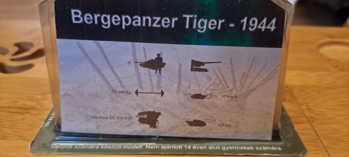 Model kolekcjonerski Bergepanzer Tiger - 1944