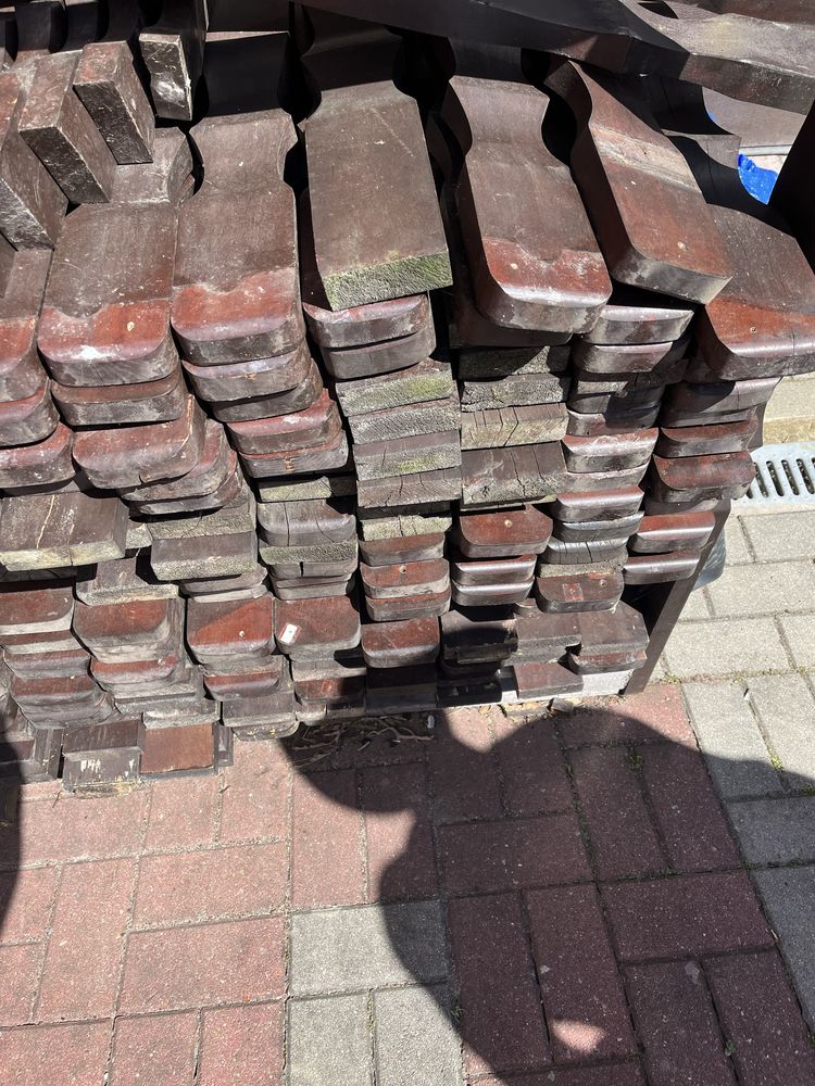 Sztachetki drewniane  3d