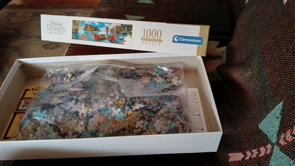 Jogo de puzzle nunca usado 1000 peças