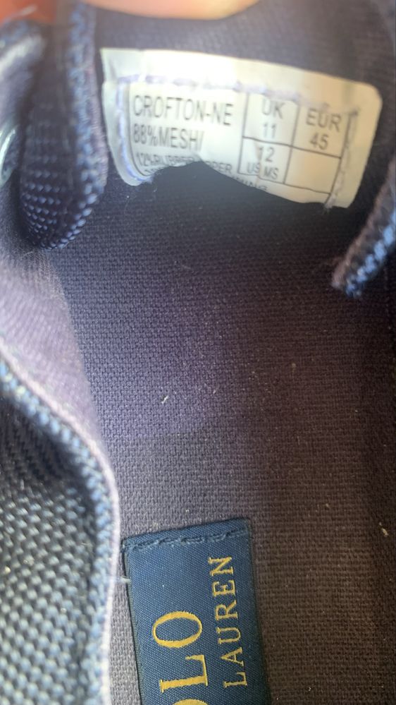 Sapatilhas Ralph Lauren tamanho 45