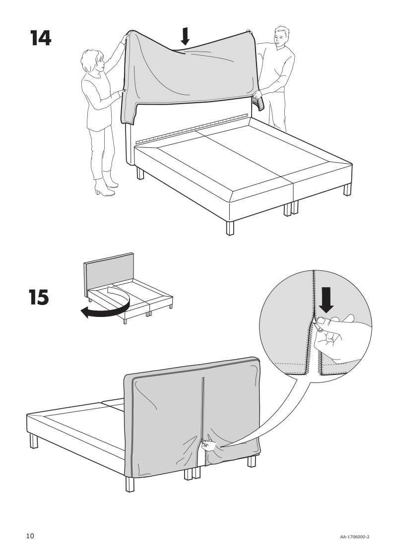 Nowe DUNVIK 200 X 180 cm IKEA 504.653.27 niebieskie pokrycie łóżka